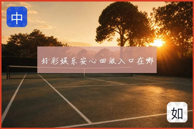 好彩娱乐安心回放入口在哪